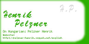 henrik pelzner business card